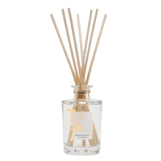 BIANCO DIVINO STICKS ML.100 HOME FRAGRANCE - TFU (8 Natural Bamboo Sticks cm.20 included) BIANCO DIVINO STICKS ML.100 HOME FRAGRANCE - TFU (8 Natural Bamboo Sticks cm.20 included)