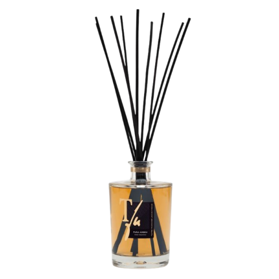 PURA AMBRA STICKS ML.500 HOME FRAGRANCE - TFU (10 Black Bamboo Sticks cm.36 included) PURA AMBRA STICKS ML.500 HOME FRAGRANCE - TFU (10 Black Bamboo Sticks cm.36 included)