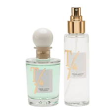 GIFT BOX VERDE LORENA STICKS ML.100 HOME FRAGRANCE+SPRAY ML.100 FABRIC FRAGR