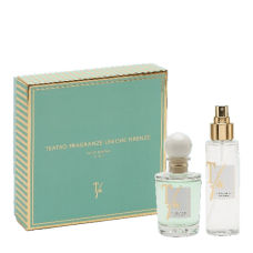 GIFT BOX VERDE LORENA STICKS ML.100 HOME FRAGRANCE+SPRAY ML.100 FABRIC FRAGR