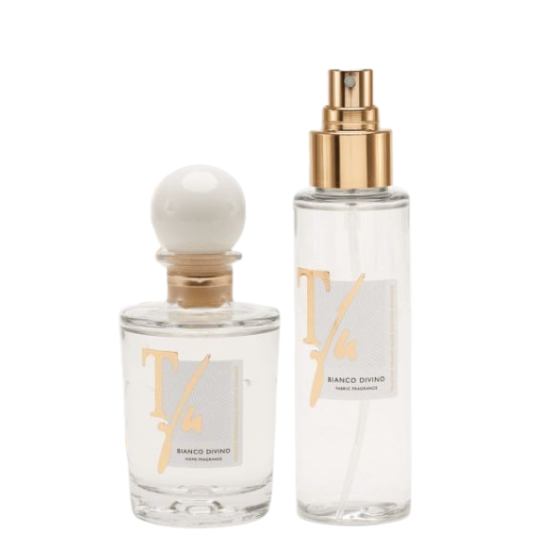 GIFT BOX BIANCO DIVINO STICKS ML.100 HOME FRAGRANCE+SPRAY ML.100 FABRIC FRAGRANCE