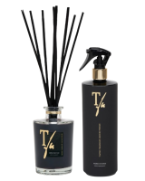 GOLD TIN BOX - NERO DIVINO STICKS ML.250+SPRAYGUN ML500 HOME FRAGRANCE GOLD TIN BOX - NERO DIVINO STICKS ML.250+SPRAYGUN ML500 HOME FRAGRANCE