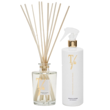 GOLD TIN BOX - BIANCO DIVINO STICKS ML.250+SPRAYGUN ML500 HOME FRAGRANCE GOLD TIN BOX - BIANCO DIVINO STICKS ML.250+SPRAYGUN ML500 HOME FRAGRANCE