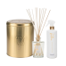 GOLD TIN BOX - BIANCO DIVINO STICKS ML.250+SPRAYGUN ML500 HOME FRAGRANCE