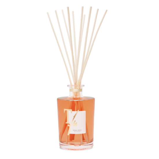 GIFT BOX PAPAIA IBISCO STICKS ML.1500 TRANSPARENT VASE - TFU