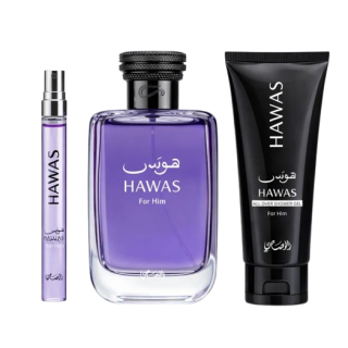 Rasasi Hawas Men EDP M 100 ml + EDP 10 ml + shower gel 50 ml