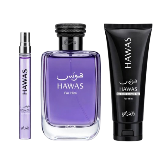 Rasasi Hawas Men EDP M 100 ml + EDP 10 ml + shower gel 50 ml Rasasi Hawas Men EDP M 100 ml + EDP 10 ml + shower gel 50 ml