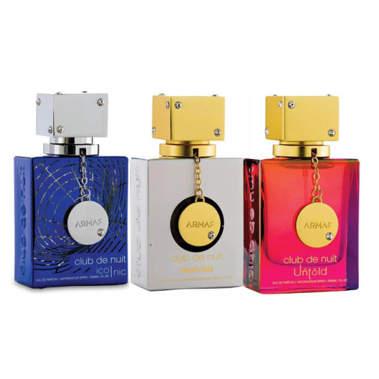 Armaf Club de Nuit SET - CDN Untold 30 ml +CDN Iconic 30 ml +CDN White Imperiale 30 ml Armaf Club de Nuit SET - CDN Untold 30 ml +CDN Iconic 30 ml +CDN White Imperiale 30 ml