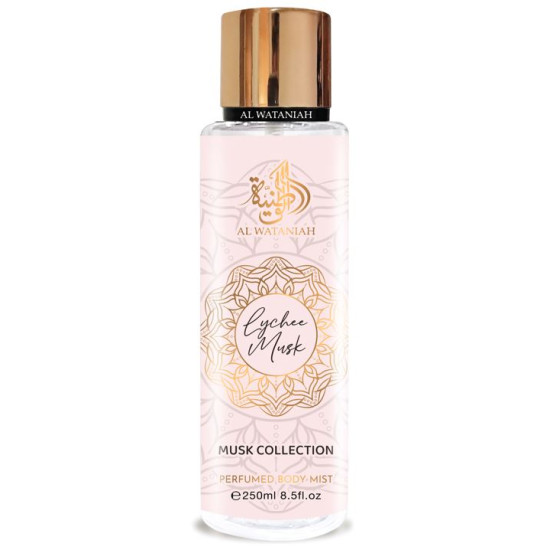 Al Wataniah Musk Collection Lychee Musk body mist U 250 ml