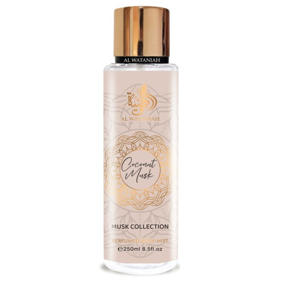 Al Wataniah Musk Collection Coconut Musk body mist U 250 ml
