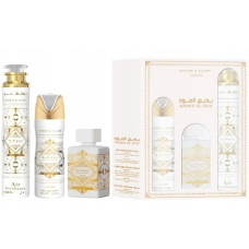 Lattafa Badee Al Oud Honor and GIory - EDP 100 ml + Perfumed Spray 200 ml +Room Freshener