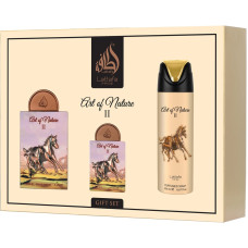 Lattafa Art of Nature II gift set (horse) - EDP 100 ml + EDP 20 ml + deospray 200 ml