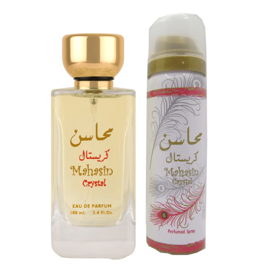 Lattafa Mahasin Crystal EDP U 100 ml +50 ml deo Lattafa Mahasin Crystal EDP U 100 ml +50 ml deo
