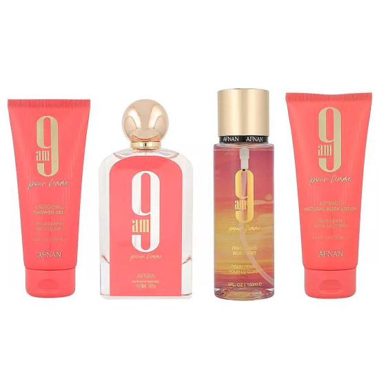 Afnan 9 AM Pour Femme GIFT SET