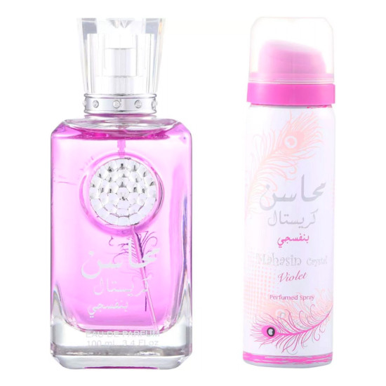 Lattafa Mahasin Crystal Violet EDP W 100 ml +50 ml deo Lattafa Mahasin Crystal Violet EDP W 100 ml +50 ml deo